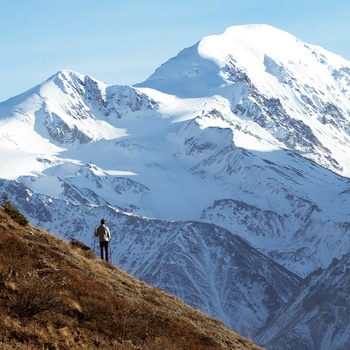 På vandring i Kluane National Park and Reserve  i Yukon - Canada