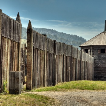 Palisader ved Fort Ross