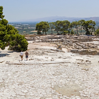 Ruinerne af Phaistos-paladset på Kreta - Grækenland