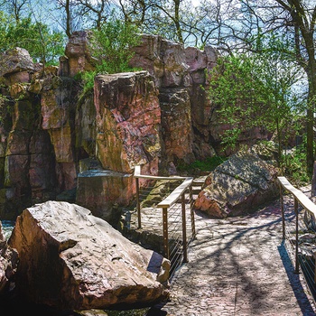 Winnewissa Falls i Pipestone National Monument i Minnesota