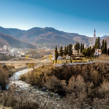 Landsby i Pomakochoria regionen - Grækenland