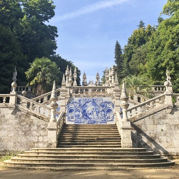 Baroktrappen til pilgrimskirken i Lamego - Portugal