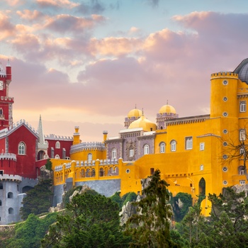 Slottet Palacio Nacional da Pena i Sintra - Portugal