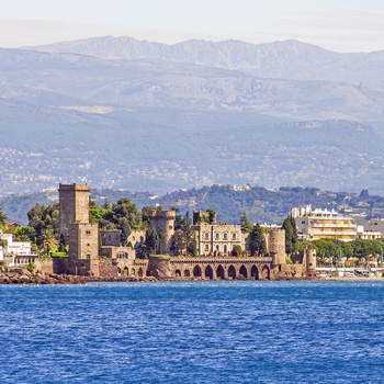 Château de La Napoule i Mandelieu ved den franske Riviera, Provence