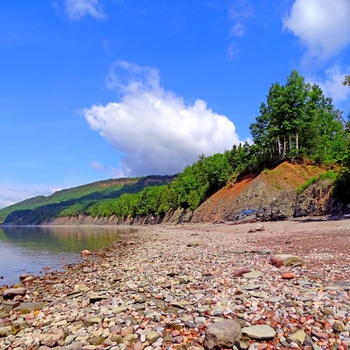 Miguasha National Park i Quebec, Canada