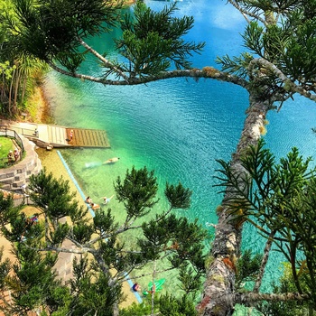 Lake Eacham i Crater Lakes National Park - Queensland