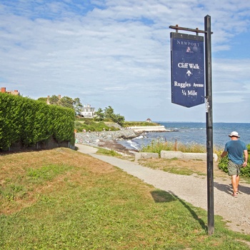 The Cliff Walk i Newport - Rhode Island