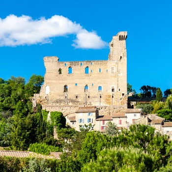 vinbyen Châteauneuf-du-Pape i Rhonedalen