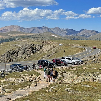 Parkering i Rocky Mountain National Park - USA
