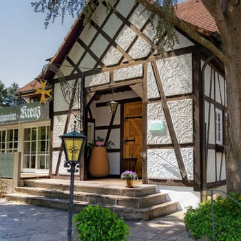 Romantik Hotel Johanniter Kreuz, Bodensee-området i Sydtyskland - Indgang og facaden