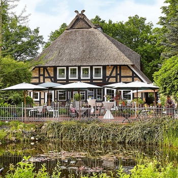 Romantik Hotel Köllner's Landhaus, Celle i Tyskland - Terrasse