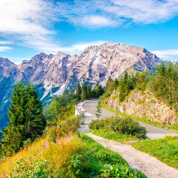 Rossfeld Panoramavej - en del af den tyske Alpenstrasse