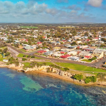 Kystbyen Kingscote på Kangaroo Island - South Australia