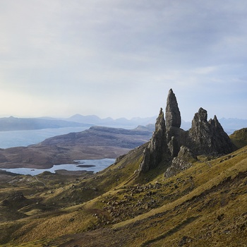 Old man of storr i morgendis på Isle of Skye, Skotland - Foto: Per Joe Photography