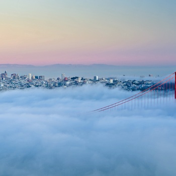 San Francisco og Golden Gate Bridge, USA