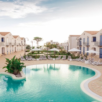 Scala Dei Turchi Resort på Sicilien - Pool