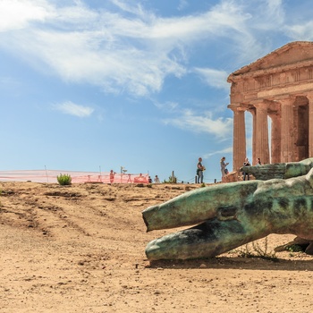 Tempio della Concordia - tempelruiner på Sicilien