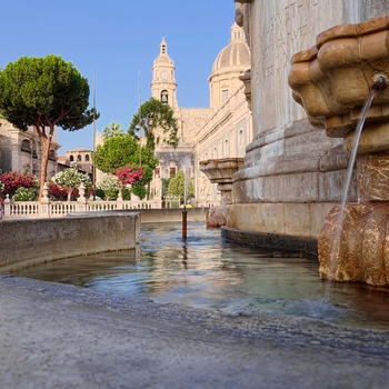 Catania på Sicilien