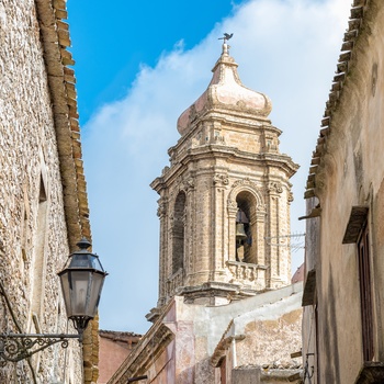 San Giuliano-kirken i byen Erice på Sicilien