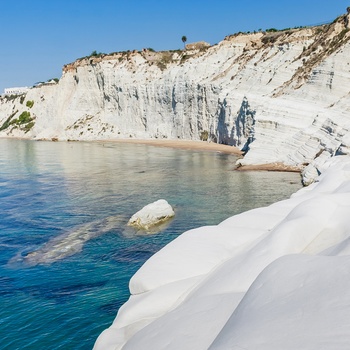 Scala dei Turchi - vild klippekyst og strand på Sicilien