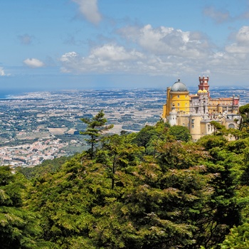 Pena National Palace nær Sintra i Portugal