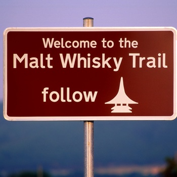 The Malt Whiksy Trail skilt