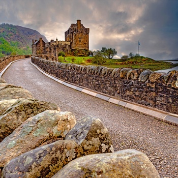 Elian Castle i Skotland