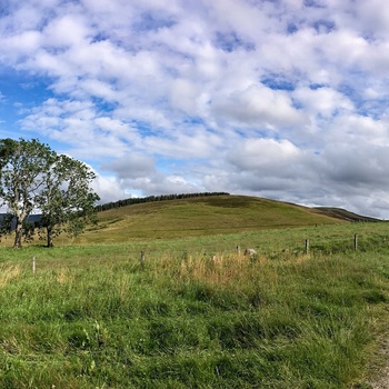 Skotland, Strathdon - det hvide Corgarff Castle midt i Cairngorms National Park