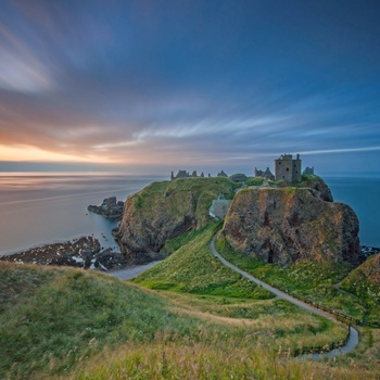 Dunnottar Castle i Skotland