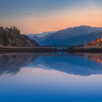 Eilean Donan borgen i Skotland