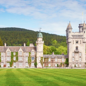 Balmoral Castle i Aberdeenshire, Skotland