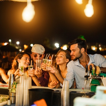 Strandbar på Mallorca