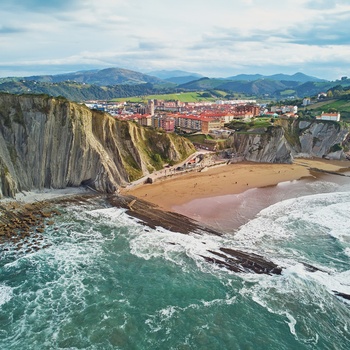 Den lille by Zumaia - Baskerlandet i Spanien