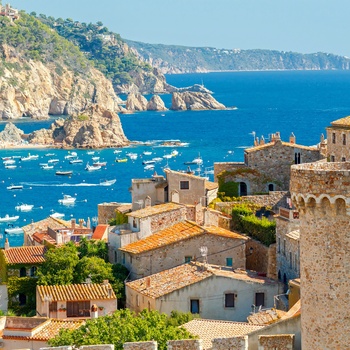 Kystbyen Tossa de Mar - Catalonien i Spanien