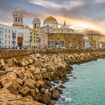 Havnebyen Cadiz i Andalusien