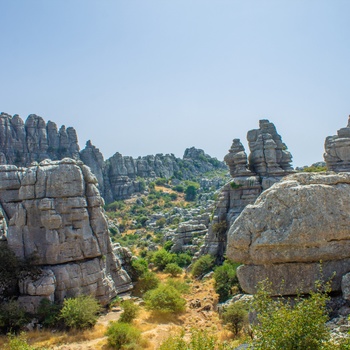 El Torcal i Andalusien 