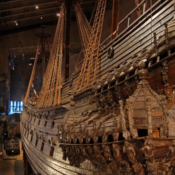 Indenfor i Vasamuseet i Stockholm, Sverige