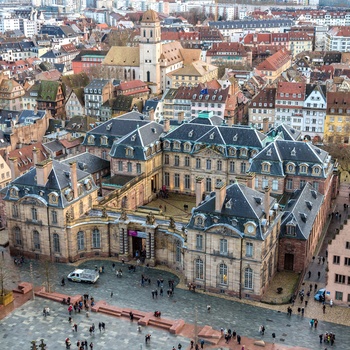 Palais Rohan i Strasbourg, Alsace i Frankrig