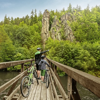 Svatos-klipperne nær Karlovy Vary - Tjekkiet