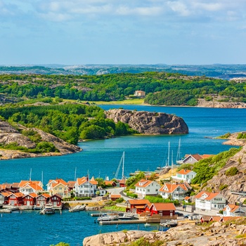 Kystbyen Fjällbacka i Sverige