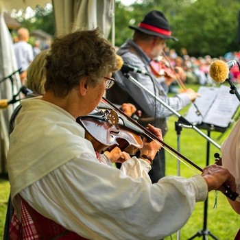 Arragement med folkemusik, Gotland i Sverige