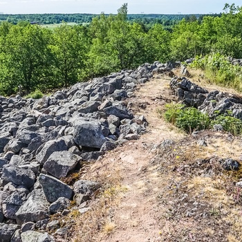 Fæstningsruiner på Gotland, Sydsverige