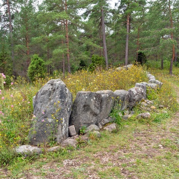 Tjelvars grav på Gotland i Sydsverige