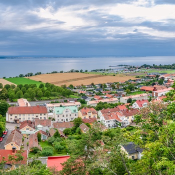 Byen Gränna der ligger ved søen Vättern i Sydsverige