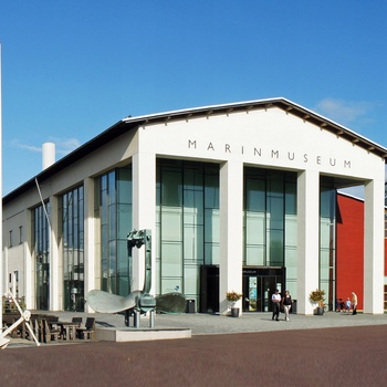 Indgang til Marinemuseet i Karlskrone, Sverige - Foto: MARINMUSEUM KARLSKRONA