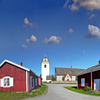 Kirkestad Gammelstad ved Luleå i det nordlige Sverige