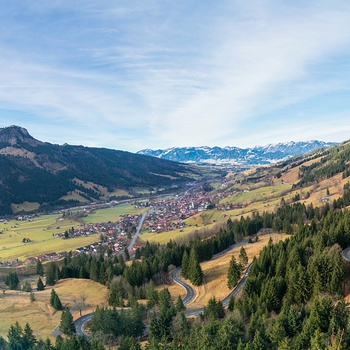 Oberjoch Pass og Bad Hindelang Valley i Sydtyskland