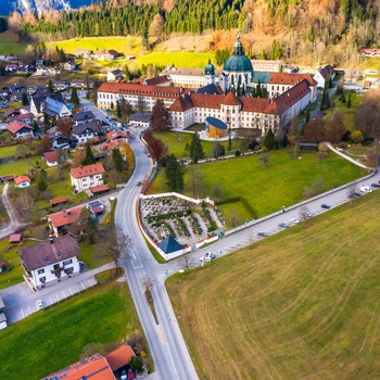 Ettal kloster i Bayern, Sydtyskland