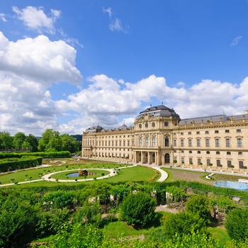 Barokslottet Würzburger Residenz i Sydtyskland