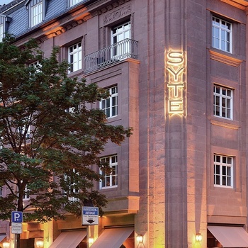 Syte Hotel Mannheim i Midttyskland - Facaden
